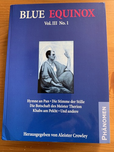 Blue equinox vol iii 1 - blue, vol.iii