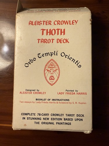 Crowley thoth tarot 1978 - tarot, us