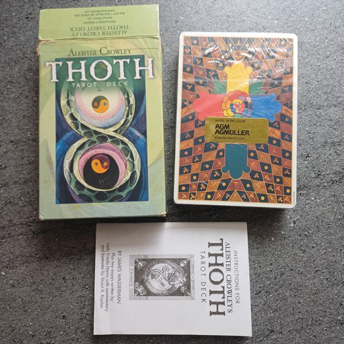 Vintage thoth tarotkarten von - tarotkarten,
